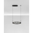 Pendul NovaLuce LUNETTE metal, negru, LED, 28W, 1194lm, 3000K - NL-9030924