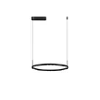 Pendul NovaLuce LUNETTE metal, negru, LED, 34W, 1453lm, 3000K - NL-9030925