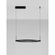 Pendul NovaLuce LUNETTE metal, negru, LED, 34W, 1453lm, 3000K - NL-9030925