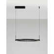 Pendul NovaLuce LUNETTE metal, negru, LED, 34W, 1453lm, 3000K - NL-9030925