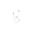 Pendul NovaLuce LUNETTE metal, negru, LED, 46W, 1879lm, 3000K - NL-9030926