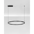 Pendul NovaLuce LUNETTE metal, negru, LED, 46W, 1879lm, 3000K - NL-9030926