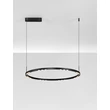 Pendul NovaLuce LUNETTE metal, negru, LED, 46W, 1879lm, 3000K - NL-9030926