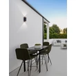 Aplica de perete exterioara NovaLuce NOCTA metal, sticla, antracit, LED, 9W, 547lm, 3000K, IP54 - NL-9030930