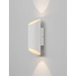 Aplica de perete exterioara NovaLuce NOCTA metal, sticla, alb, LED, 9W, 547lm, 3000K, IP54 - NL-9030931