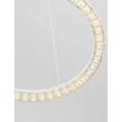 Pendul NovaLuce GREAMY metal, acril, alb, transparent, LED, 21W, 3000K, 1365 Lm - NL-9030951