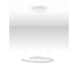 Pendul NovaLuce GREAMY metal, acril, alb, transparent, LED, 21W, 3000K, 1365 Lm - NL-9030951
