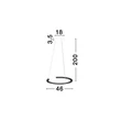 Pendul NovaLuce GREAMY metal, acril, auriu, transparent, LED, 21W, 3000K, 1365 Lm - NL-9030952