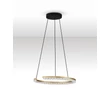 Pendul NovaLuce GREAMY metal, acril, auriu, transparent, LED, 21W, 3000K, 1365 Lm - NL-9030952
