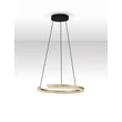 Pendul NovaLuce GREAMY metal, acril, auriu, transparent, LED, 21W, 3000K, 1365 Lm - NL-9030952
