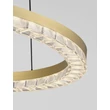 Pendul NovaLuce GREAMY metal, acril, auriu, transparent, LED, 21W, 3000K, 1365 Lm - NL-9030952