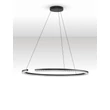 Pendul NovaLuce GREAMY metal, acril, negru, transparent, LED, 43W, 3000K, 2795 Lm - NL-9030956