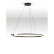 Pendul NovaLuce GREAMY metal, acril, negru, transparent, LED, 43W, 3000K, 2795 Lm - NL-9030956