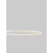 Pendul NovaLuce GREAMY metal, acril, alb, transparent, LED, 43W, 3000K, 2795 Lm - NL-9030957