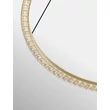 Pendul NovaLuce GREAMY metal, acril, auriu, transparent, LED, 43W, 3000K, 2795 Lm - NL-9030958