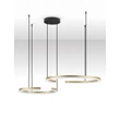 Pendul NovaLuce GREAMY metal, acril, auriu, transparent, LED, 49W, 3000K, 3668 Lm - NL-9030959