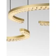 Pendul NovaLuce GREAMY metal, acril, auriu, transparent, LED, 49W, 3000K, 3668 Lm - NL-9030959