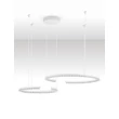 Pendul NovaLuce GREAMY metal, acril, alb, transparent, LED, 49W, 3000K, 3668 Lm - NL-9030961