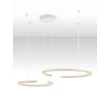 Pendul NovaLuce GREAMY metal, acril, alb, transparent, LED, 49W, 3000K, 3668 Lm - NL-9030961