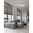 Plafoniera NovaLuce GREAMY metal, acril, negru, alb, LED, 30W, 3000K, 1950 Lm - NL-9030965