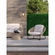 Aplica de perete exterioara NovaLuce ARROW metal, plastic, auriu, alb, LED, 9W, 562lm, 3000K, IP65 - NL-9050701