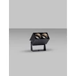 Lampa decor exterior NovaLuce ANDER metal, sticla, antracit, transparent, LED, 10W, 604lm, 3000K-4000K-5000K, IP65 - NL-9050702
