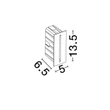 Lampa incastrata exterior NovaLuce AIZEN metal, antracit, LED, 3W, 170lm, 3000K, IP65 - NL-9050707