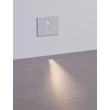 Lampa incastrata exterior NovaLuce AIZEN metal, alb, LED, 3W, 170lm, 3000K, IP54 - NL-9050709
