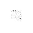 Lampa incastrata exterior NovaLuce CAEL metal, antracit, LED, 3W, 77lm, 2700K, IP65 - NL-9050711