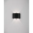 Aplica de perete exterioara NovaLuce DUOMO metal, antracit, LED, 5W, 400lm, 3000K, IP54 - NL-9050729