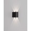 Aplica de perete exterioara NovaLuce DUOMO metal, antracit, LED, 5W, 400lm, 3000K, IP54 - NL-9050729