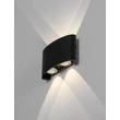 Aplica de perete exterioara NovaLuce DUOMO metal, antracit, LED, 5W, 400lm, 3000K, IP54 - NL-9050729