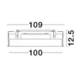 Spot incastrabil NovaLuce PERFECT metal, plastic, alb, LED, 2700K-6000K, 120W, 10740lm - 9058117