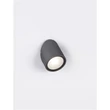 Aplica de perete exterioara NovaLuce Capo metal, sticla, negru, LED, 3000K, 3W, 184.3lm, IP65 - NL-9060199