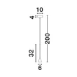 Pendul NovaLuce NET metal, alb, LED, 3000K, 6W, 262lm - NL-9060215