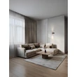 Aplica de perete NovaLuce PARON metal, negru, auriu, LED, 6W, 326lm, 3000K - NL-9060242