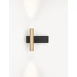 Aplica de perete NovaLuce PARON metal, negru, auriu, LED, 6W, 326lm, 3000K - NL-9060242