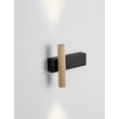 Aplica de perete NovaLuce PARON metal, negru, auriu, LED, 6W, 326lm, 3000K - NL-9060242