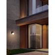 Aplica de perete exterioara NovaLuce ORACLE metal, sticla, negru, opal, LED, 9W, 425lm, 3000K, IP65 - NL-9060243