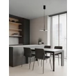 Pendul NovaLuce MIRA metal, negru, LED, 8W, 689lm, 3000K - NL-9060255