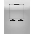 Pendul NovaLuce LUI metal, negru, LED, 24W, 1841lm, 3000K - NL-9060256