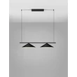 Pendul NovaLuce LUI metal, negru, LED, 24W, 1841lm, 3000K - NL-9060256