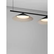 Pendul NovaLuce LUI metal, negru, LED, 24W, 1841lm, 3000K - NL-9060256