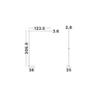 Lampadar NovaLuce READER metal, plastic, alb, LED, 51W, 4000K - NL-9060290