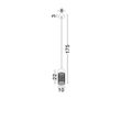 Pendul exterior NovaLuce MOTLEY metal, negru, LED, 9W, 395lm, 3000K, IP65 - NL-9060323