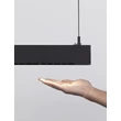 Pendul NovaLuce LINA metal, negru, LED, 3000K, 16W, 960lm - 9063609