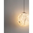 Pendul NovaLuce WABI metal, hartie, negru, alb, E27 - NL-9070621