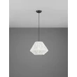 Pendul NovaLuce WABI metal, hartie, negru, alb, E27 - NL-9070622