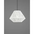 Pendul NovaLuce WABI metal, hartie, negru, alb, E27 - NL-9070622