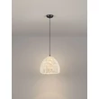 Pendul NovaLuce WABI metal, hartie, negru, alb, E27 - NL-9070623